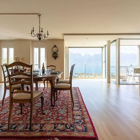 Lakeside-Apartment-1 Grand Appartement Familial Avec Terrasses Et Vue Panoramique 沃韦 外观 照片