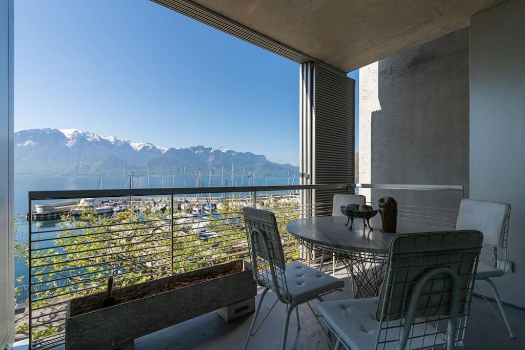 Lakeside-Apartment-1 Grand Appartement Familial Avec Terrasses Et Vue Panoramique 沃韦 外观 照片