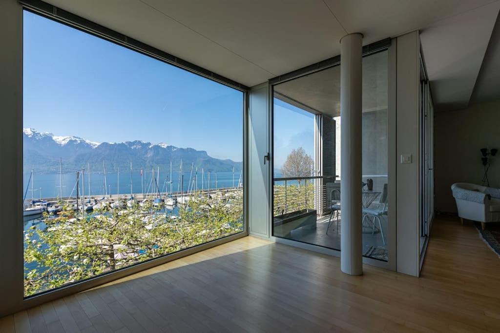 Lakeside-Apartment-1 Grand Appartement Familial Avec Terrasses Et Vue Panoramique 沃韦 外观 照片