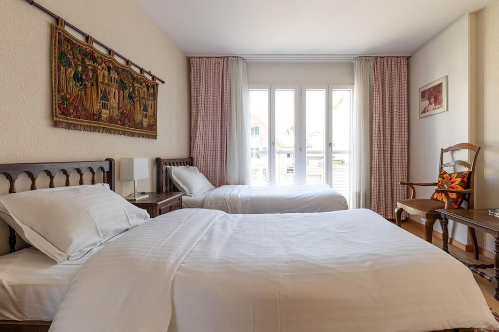 Lakeside-Apartment-1 Grand Appartement Familial Avec Terrasses Et Vue Panoramique 沃韦 外观 照片