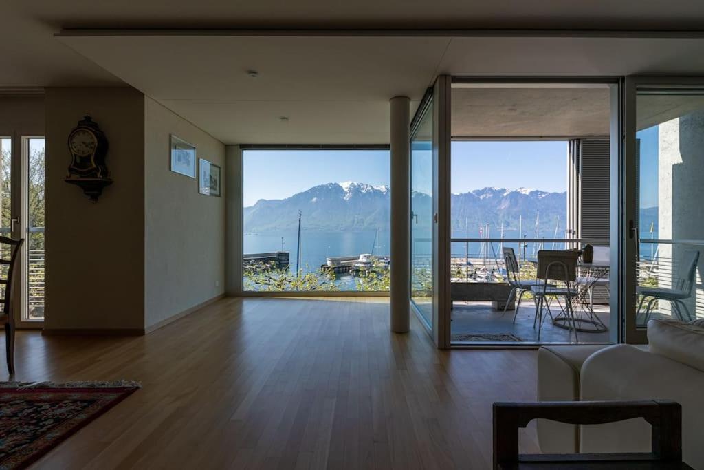 Lakeside-Apartment-1 Grand Appartement Familial Avec Terrasses Et Vue Panoramique 沃韦 外观 照片